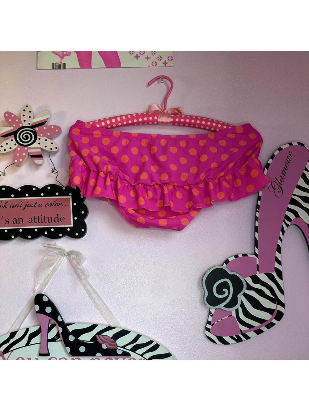 lalaloopsy polka dot ruffle bikini bottoms with flirty layered skirt. - Picture 2 of 3
